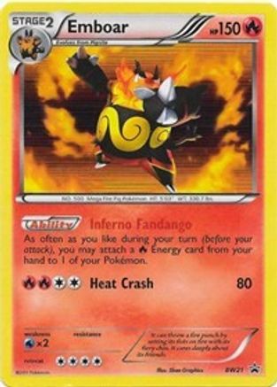 Emboar (BW21) [Black & White: Black Star Promos] - Trinity Hobby