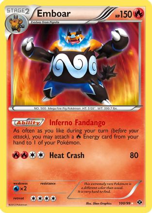 Emboar (100/99) [Black & White: Next Destinies] - Trinity Hobby