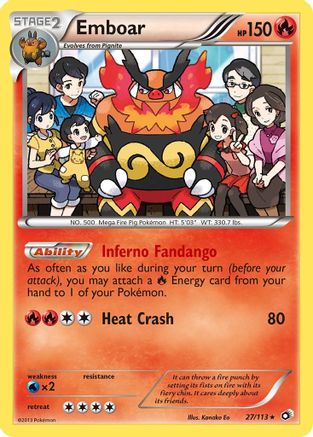 Emboar (27/113) [Black & White: Legendary Treasures] - Trinity Hobby