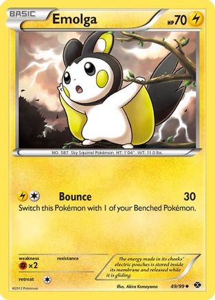 Emolga (49/99) [Black & White: Next Destinies] - Trinity Hobby