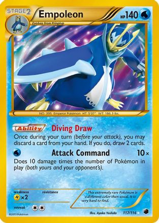 Empoleon (117/116) [Black & White: Plasma Freeze] - Trinity Hobby