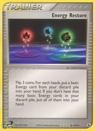 Energy Restore (81/109) [EX: Ruby & Sapphire] - Trinity Hobby