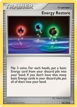 Energy Restore (106/130) [Diamond & Pearl: Base Set] - Trinity Hobby