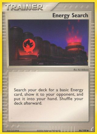 Energy Search (86/100) [EX: Crystal Guardians] - Trinity Hobby