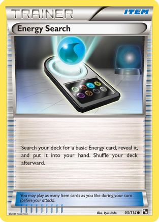Energy Search (93/114) [Black & White: Base Set] - Trinity Hobby