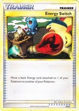 Energy Switch (29/30) [HeartGold & SoulSilver: Trainer Kit - Raichu] - Trinity Hobby