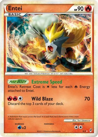 Entei (SL3) [HeartGold & SoulSilver: Call of Legends] - Trinity Hobby