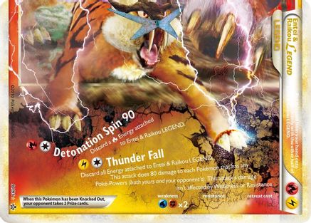 Entei & Raikou LEGEND (91/95) [HeartGold & SoulSilver: Unleashed] - Trinity Hobby