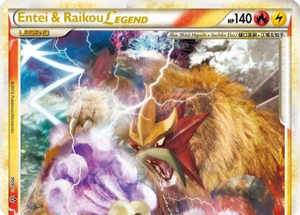 Entei & Raikou LEGEND (90/95) [HeartGold & SoulSilver: Unleashed] - Trinity Hobby