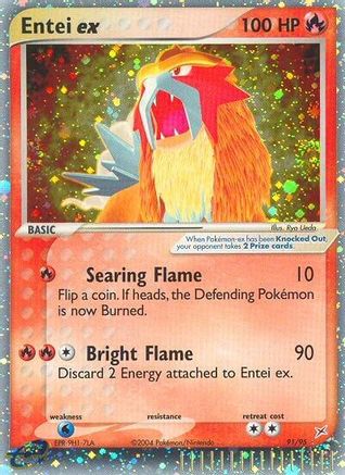 Entei ex (91/95) [EX: Team Magma vs Team Aqua] - Trinity Hobby