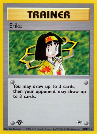 Erika (100/132) [Gym Heroes Unlimited] - Trinity Hobby