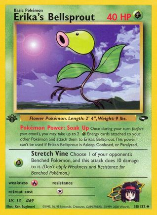 Erika's Bellsprout (38/132) [Gym Challenge 1st Edition] - Trinity Hobby