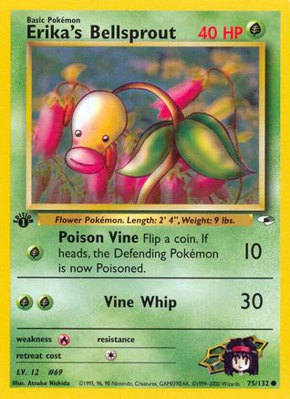 Erika's Bellsprout (75/132) [Gym Heroes Unlimited] - Trinity Hobby