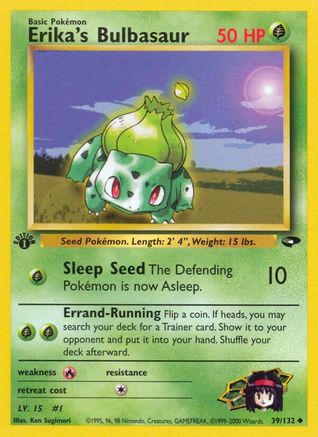 Erika's Bulbasaur (39/132) [Gym Challenge 1st Edition] - Trinity Hobby