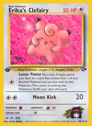 Erika's Clefairy (40/132) [Gym Challenge Unlimited] - Trinity Hobby
