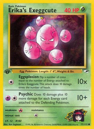 Erika's Exeggcute (77/132) [Gym Heroes Unlimited] - Trinity Hobby