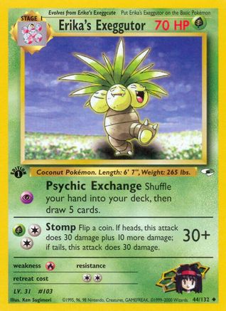 Erika's Exeggutor (44/132) [Gym Heroes Unlimited] - Trinity Hobby