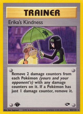 Erika's Kindness (103/132) [Gym Challenge 1st Edition] - Trinity Hobby