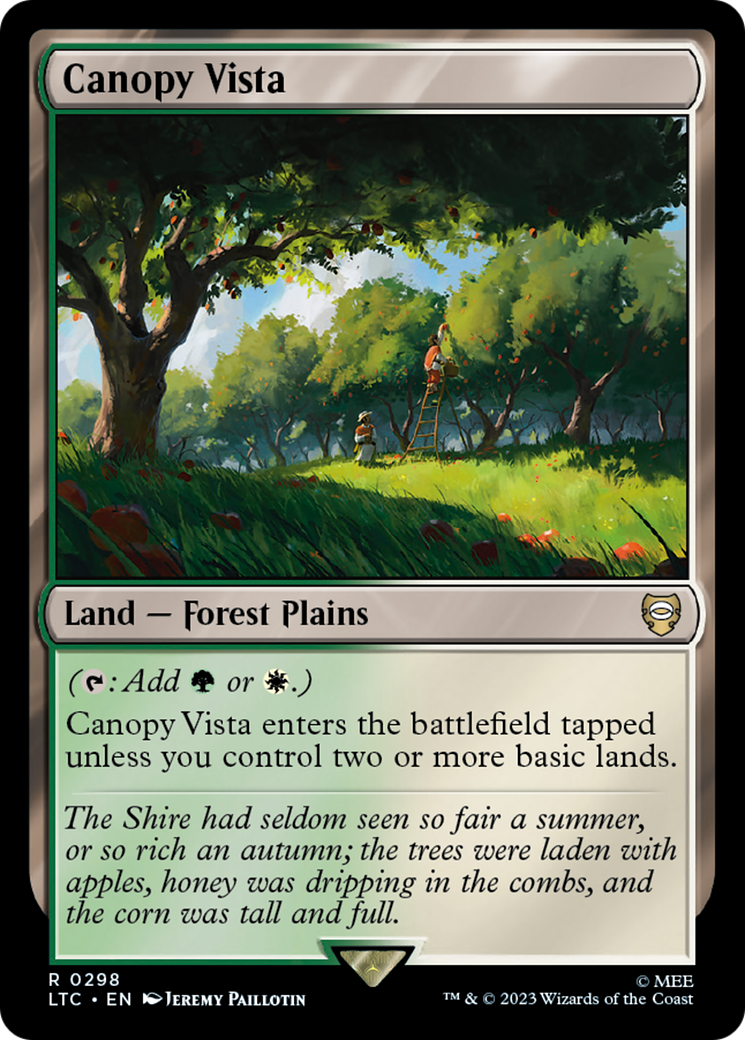 Canopy Vista [The Lord of the Rings: Tales of Middle-Earth Commander] - Trinity Hobby