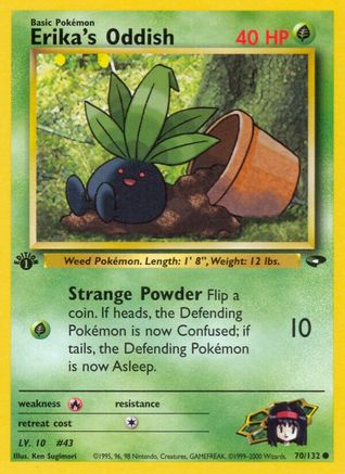 Erika's Oddish (70/132) [Gym Challenge Unlimited] - Trinity Hobby
