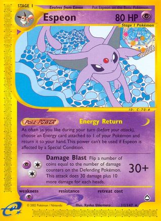Espeon (11/147) [Aquapolis] - Trinity Hobby