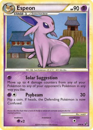 Espeon (2/90) [HeartGold & SoulSilver: Undaunted] - Trinity Hobby