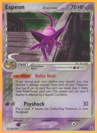 Espeon (4/113)(Delta Species) [EX: Delta Species] - Trinity Hobby