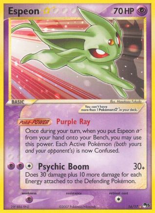 Espeon Star (16/17) [POP Series 5] - Trinity Hobby