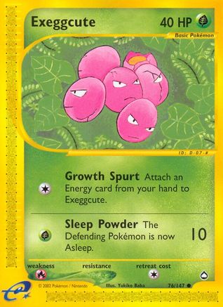 Exeggcute (76/147) [Aquapolis] - Trinity Hobby