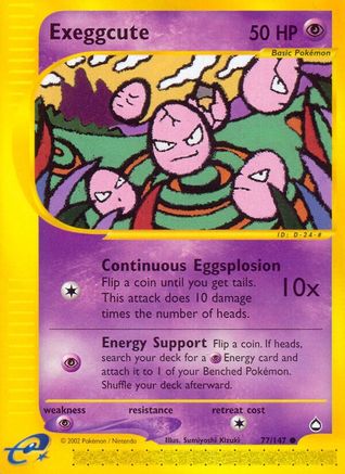 Exeggcute (77/147) [Aquapolis] - Trinity Hobby