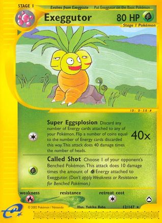 Exeggutor (12/147) [Aquapolis] - Trinity Hobby