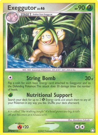 Exeggutor (24/123) [Diamond & Pearl: Mysterious Treasures] - Trinity Hobby
