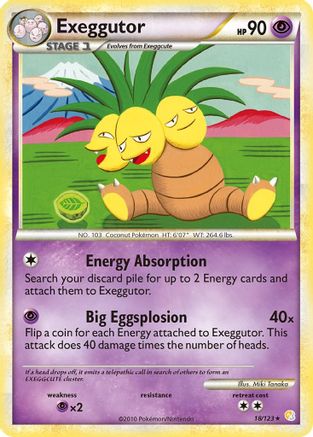 Exeggutor (18/123) [HeartGold & SoulSilver: Base Set] - Trinity Hobby