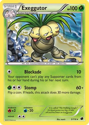 Exeggutor (5/116) [Black & White: Plasma Freeze] - Trinity Hobby