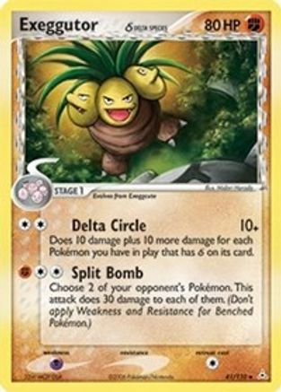Exeggutor (41/110) (Delta Species) [EX: Holon Phantoms] - Trinity Hobby