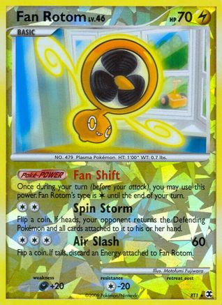 Fan Rotom (RT1) [Platinum: Rising Rivals] - Trinity Hobby