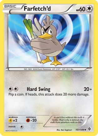 Farfetch'd (107/149) [Black & White: Boundaries Crossed] - Trinity Hobby