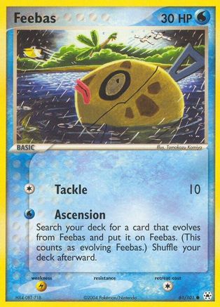 Feebas (61/101) [EX: Hidden Legends] - Trinity Hobby