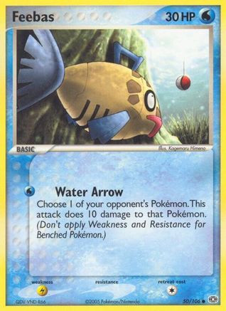 Feebas (50/106) (Stamped) [EX: Emerald] - Trinity Hobby