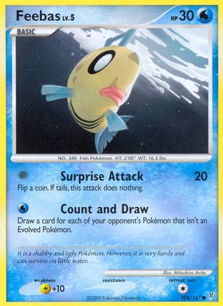 Feebas (104/147) [Platinum: Supreme Victors] - Trinity Hobby