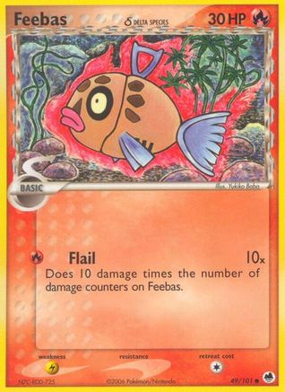 Feebas (49/101) (Delta Species) [EX: Dragon Frontiers] - Trinity Hobby