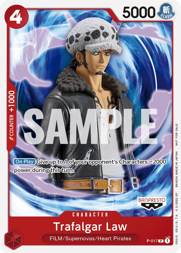 Trafalgar Law (One Piece Film Red) (P-017) - [One Piece Promotion Cards] - Trinity Hobby