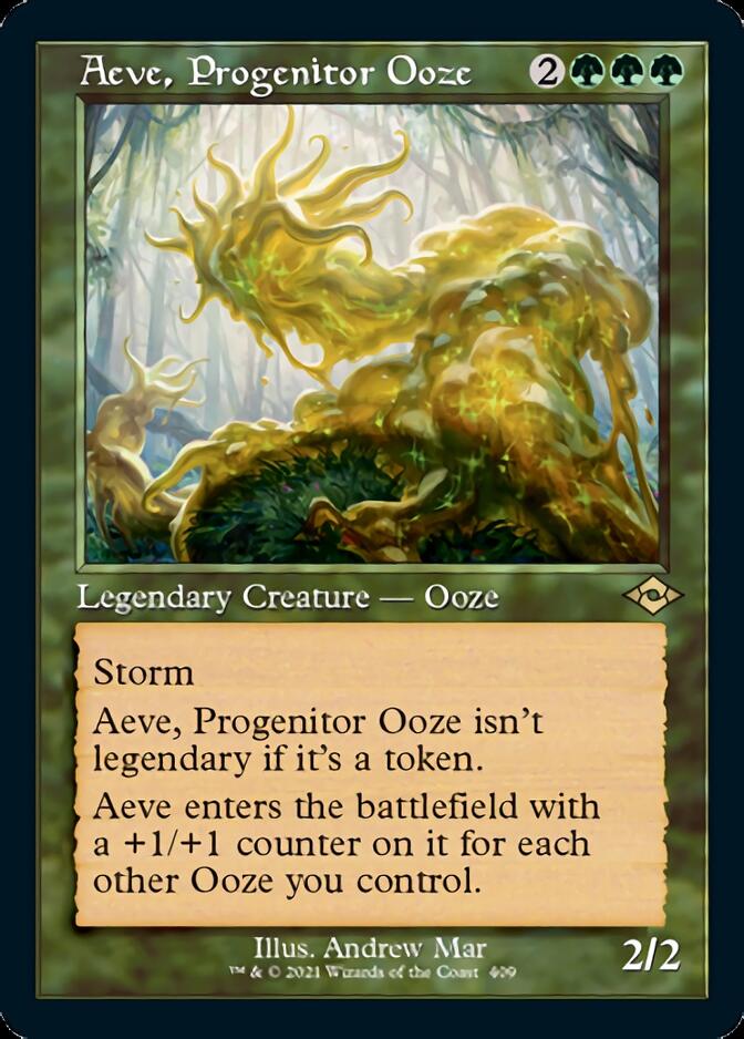 Aeve, Progenitor Ooze (Retro Foil Etched) [Modern Horizons 2] - Trinity Hobby