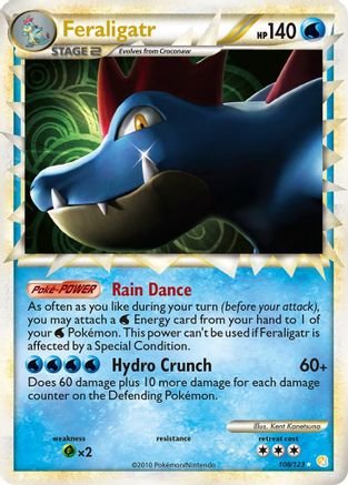Feraligatr (108/123) [HeartGold & SoulSilver: Base Set] - Trinity Hobby
