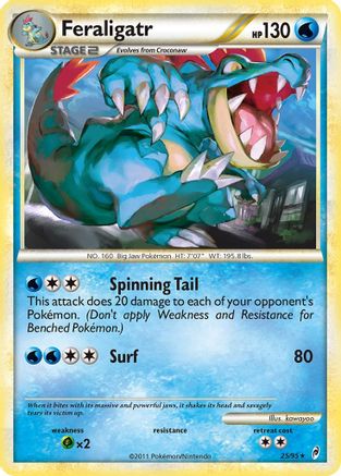 Feraligatr (25/95) [HeartGold & SoulSilver: Call of Legends] - Trinity Hobby