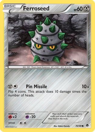Ferroseed (70/98) [Black & White: Emerging Powers] - Trinity Hobby