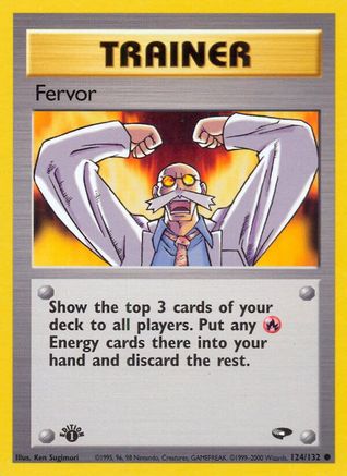 Fervor (124/132) [Gym Challenge 1st Edition] - Trinity Hobby
