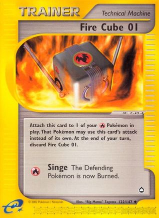 Fire Cube 01 (122/147) [Aquapolis] - Trinity Hobby