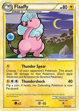 Flaaffy (42/123) [HeartGold & SoulSilver: Base Set] - Trinity Hobby