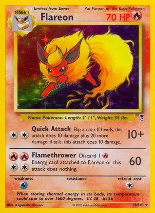 Flareon (10/110) [Legendary Collection] - Trinity Hobby